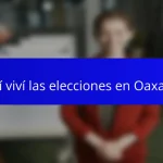 Así viví las elecciones en Oaxaca