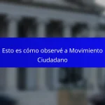 Esto es cómo observé a Movimiento Ciudadano